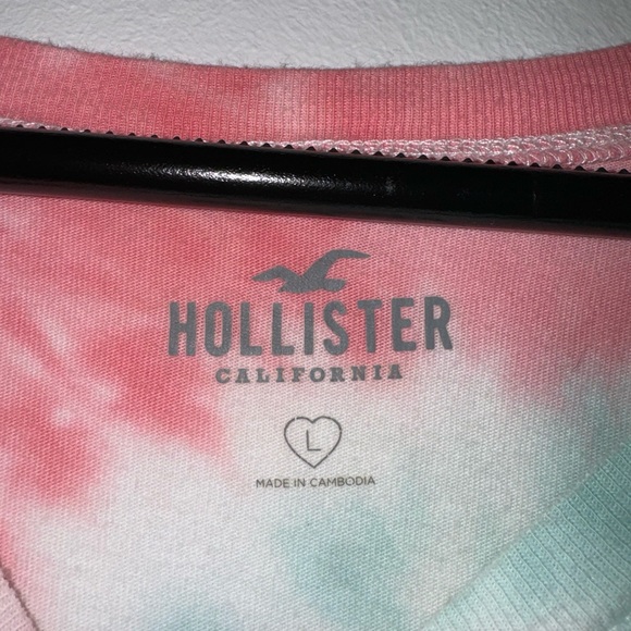 Tie dye Hollister Long sleeve - Picture 3 of 3